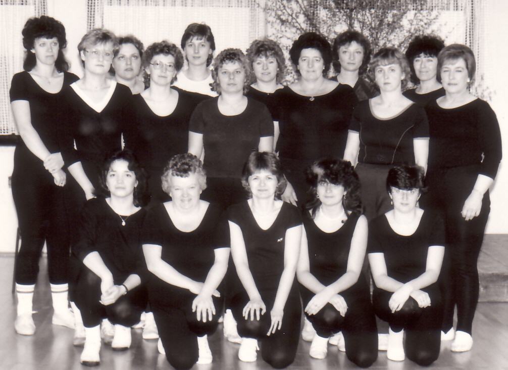Gymnastik-Abteilung im Jubiläumsjahr 1985